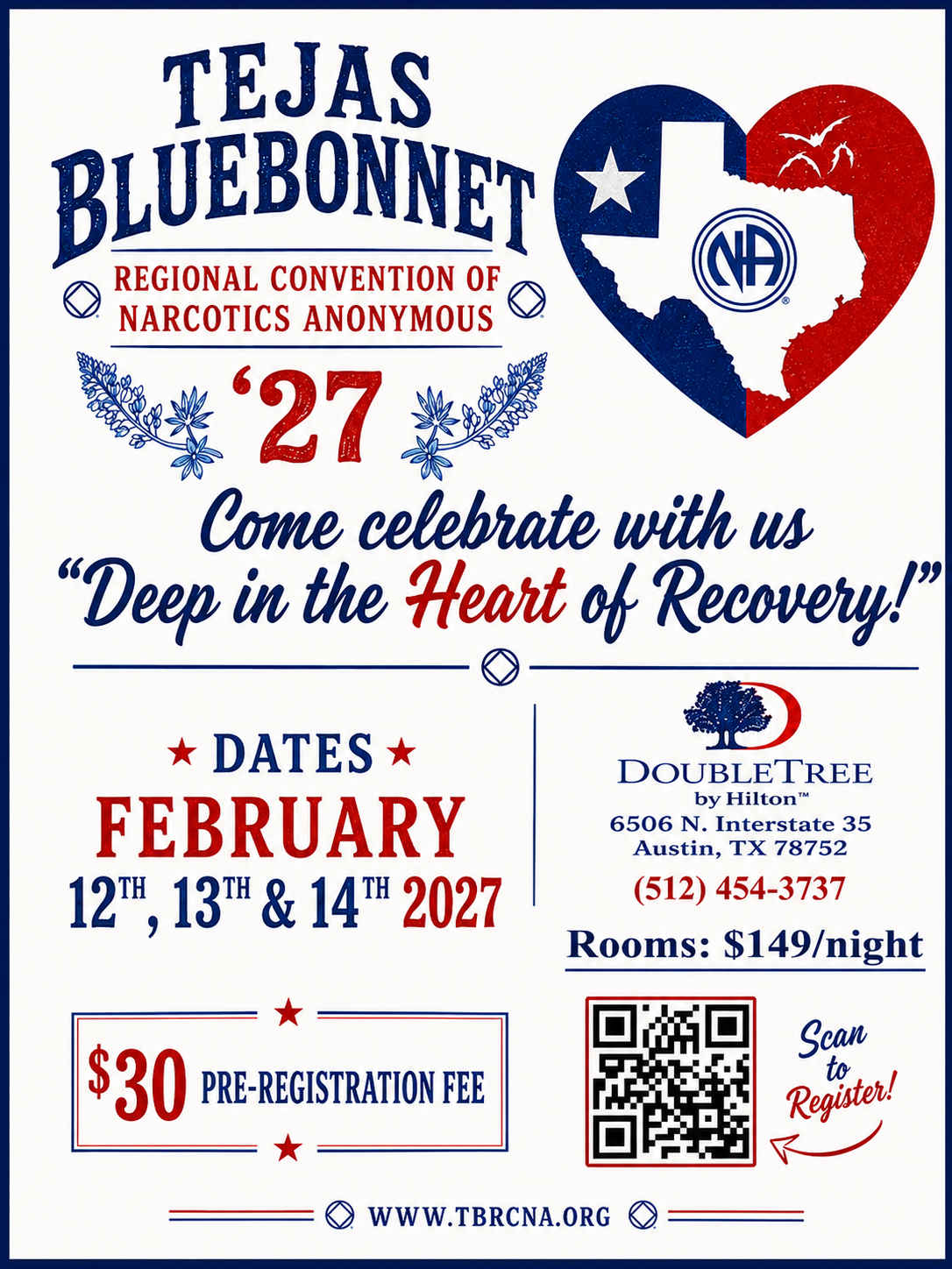Tejas Bluebonnet Regional Convention (TBRCNA) XXVII @ San Antonio | Texas | United States